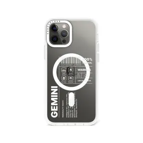 iPhone 12 Pro Max Warning Gemini Phone Case MagSafe Compatible