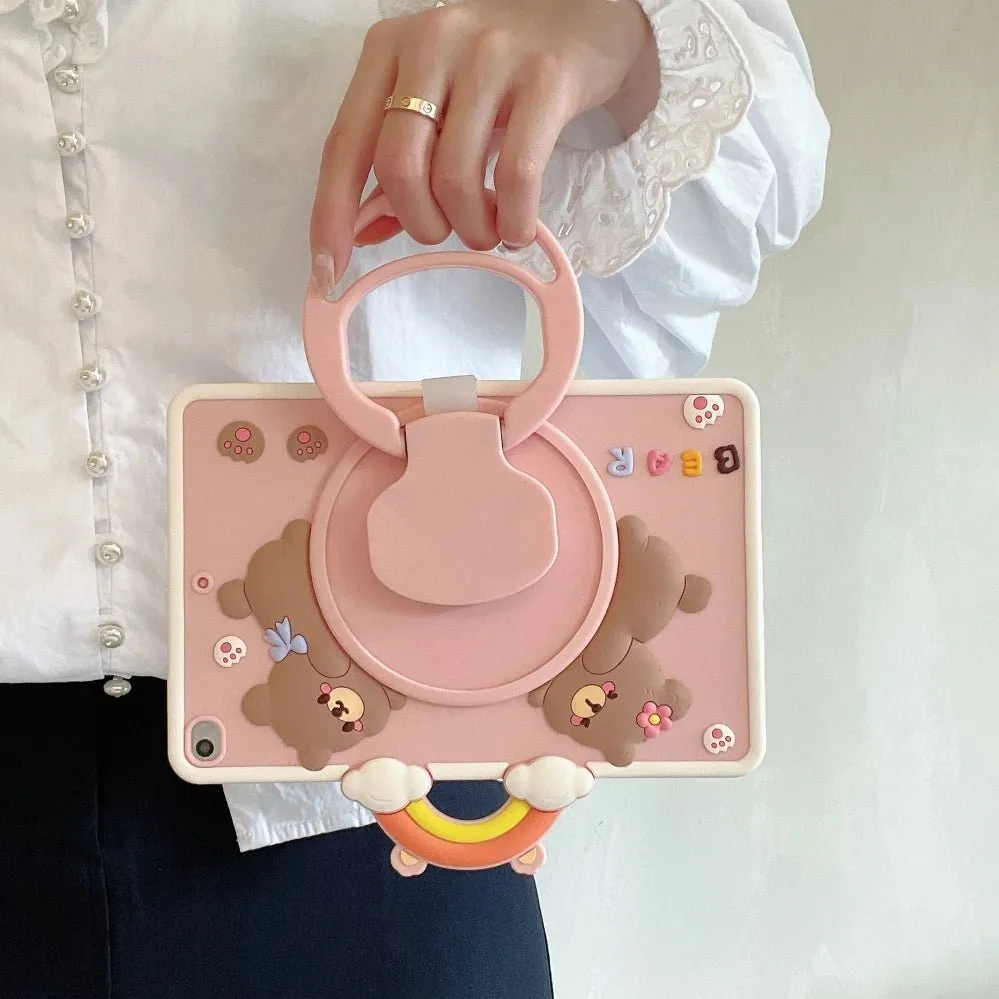 Kawaii Bear iPad Case