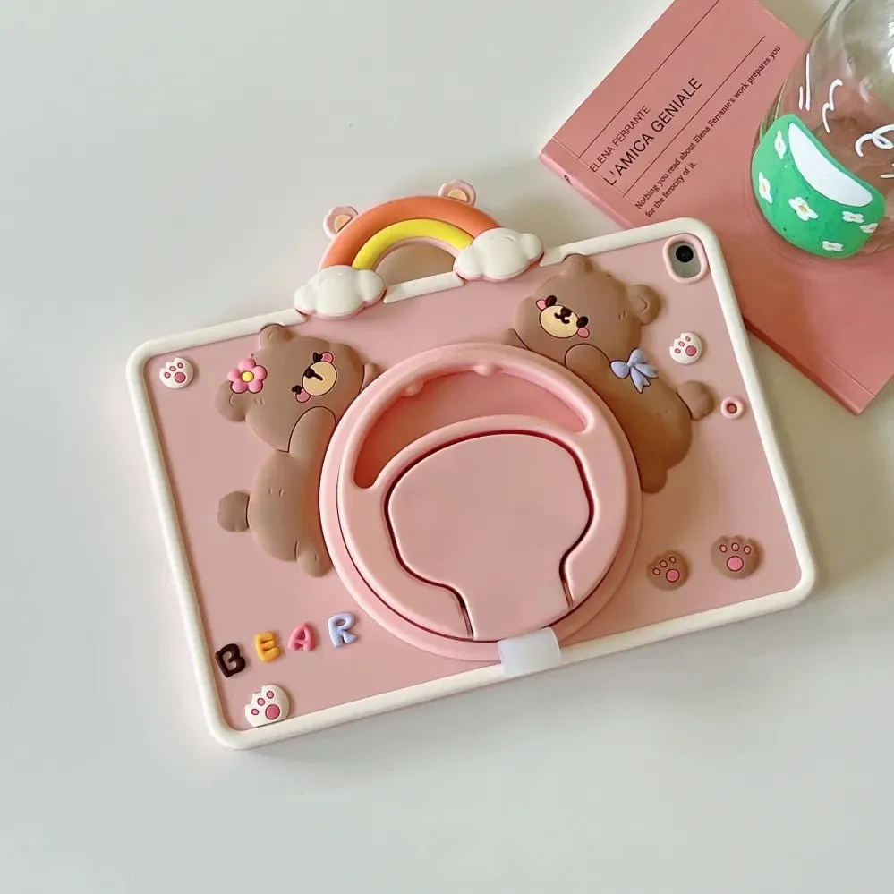 Kawaii Bear iPad Case
