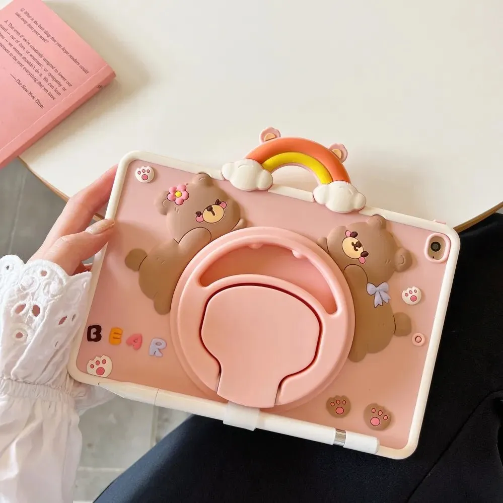 Kawaii Bear iPad Case