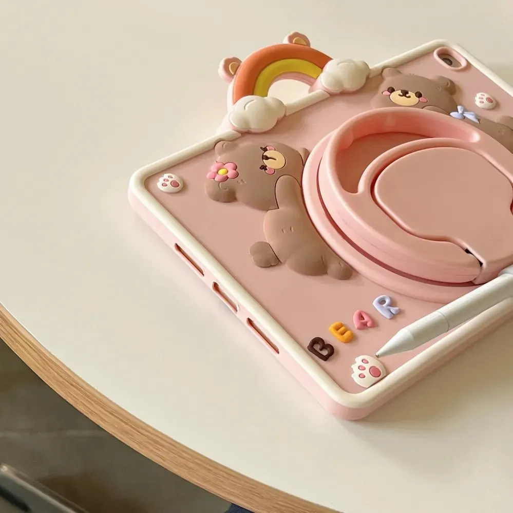 Kawaii Bear iPad Case