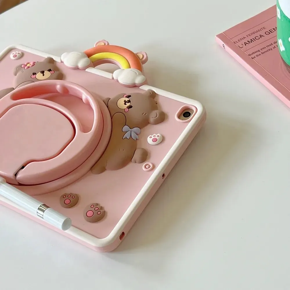 Kawaii Bear iPad Case
