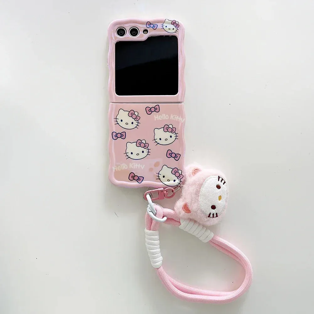 Kawaii Hello Kitty Galaxy Z Flip Case
