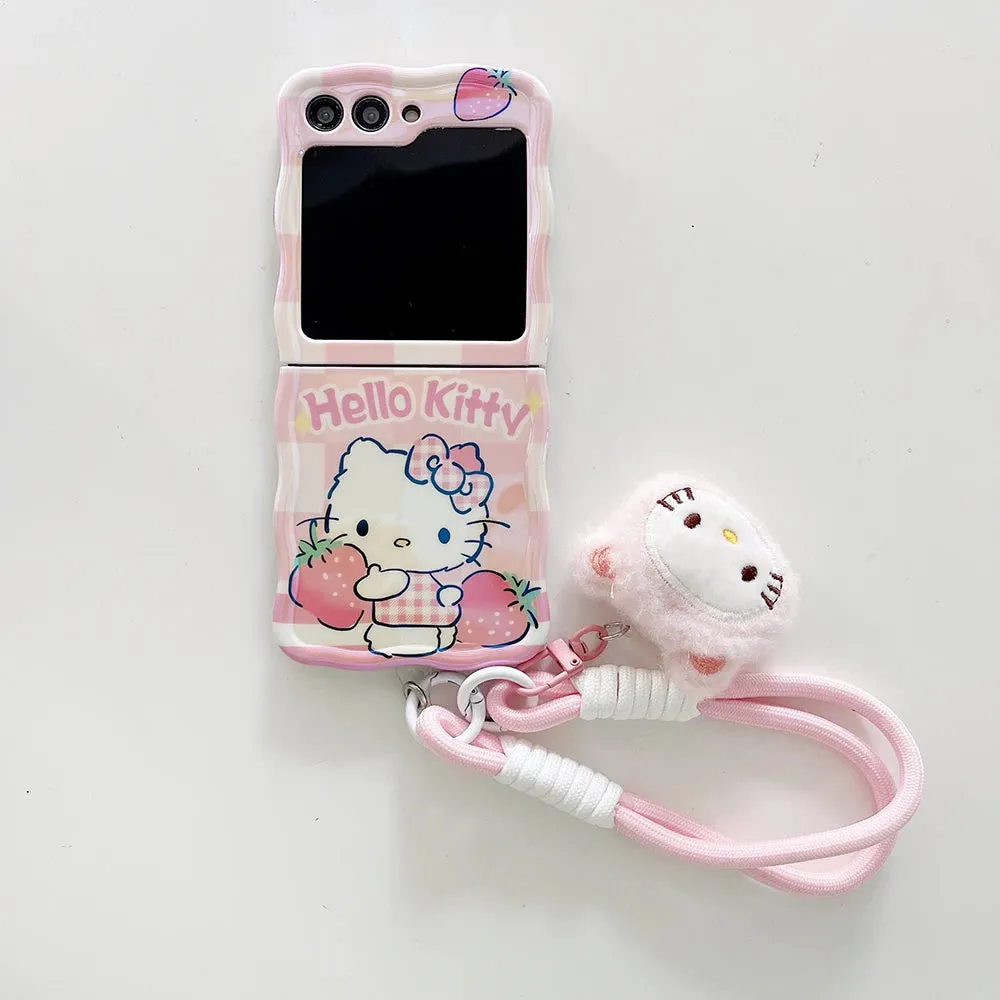 Kawaii Hello Kitty Galaxy Z Flip Case