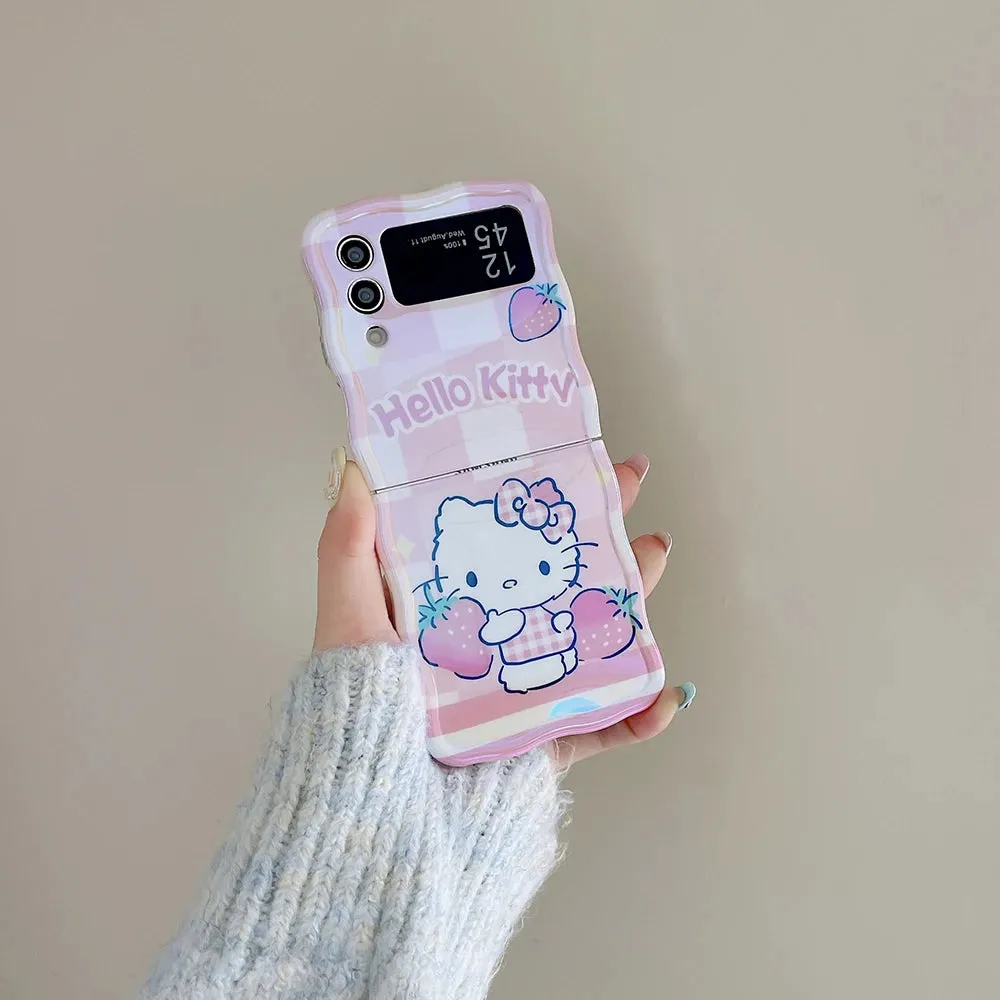Kawaii Hello Kitty Galaxy Z Flip Case