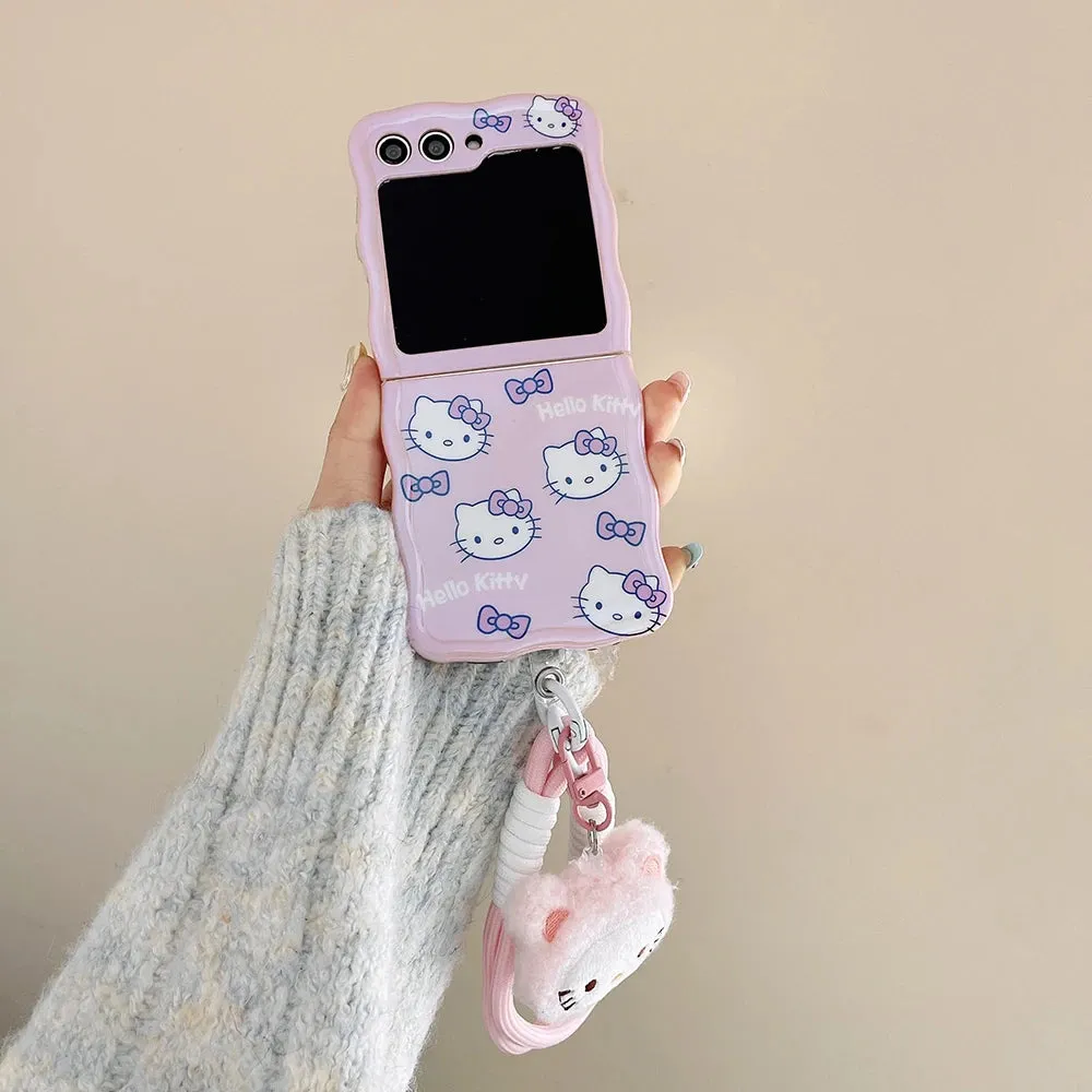 Kawaii Hello Kitty Galaxy Z Flip Case