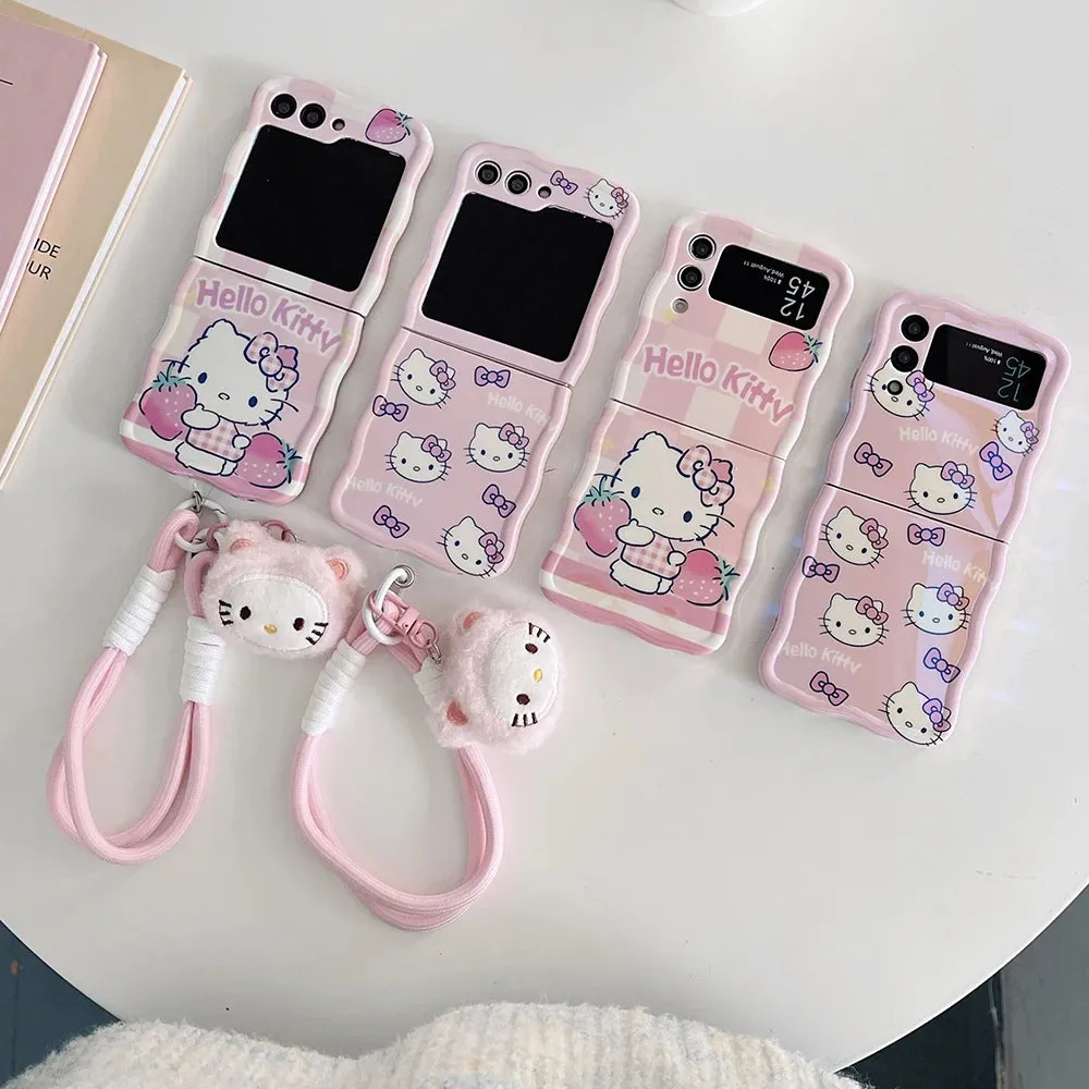 Kawaii Hello Kitty Galaxy Z Flip Case