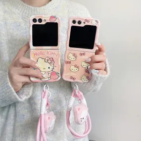 Kawaii Hello Kitty Galaxy Z Flip Case