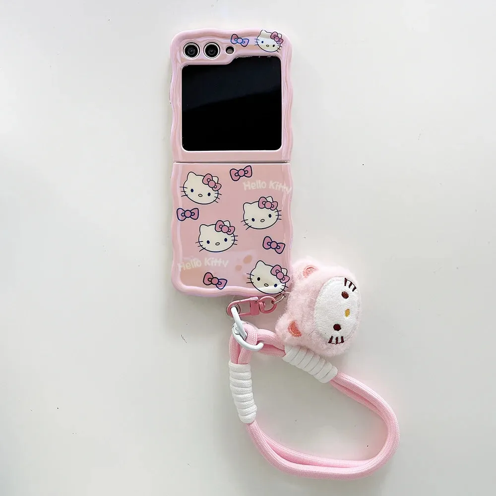 Kawaii Hello Kitty Galaxy Z Flip Case