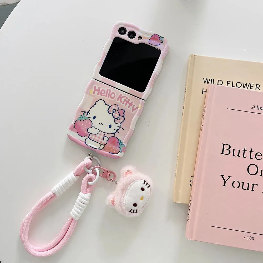 Kawaii Hello Kitty Galaxy Z Flip Case