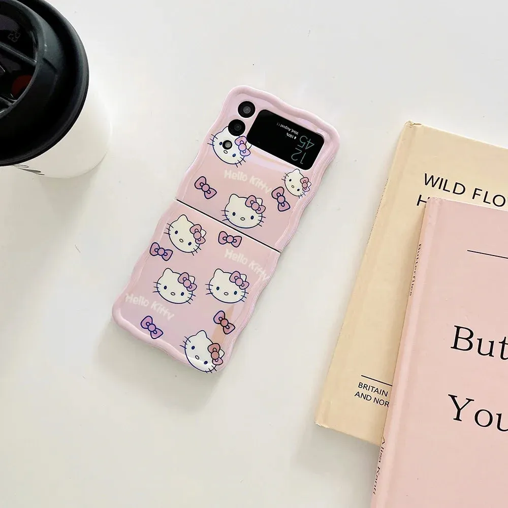 Kawaii Hello Kitty Galaxy Z Flip Case