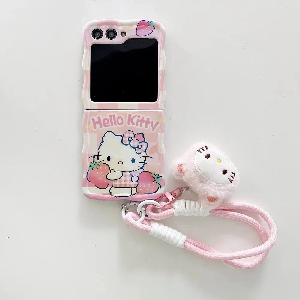 Kawaii Hello Kitty Galaxy Z Flip Case