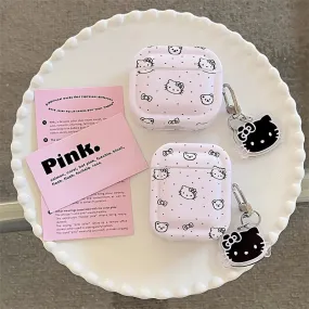 Kawaii Hello Kitty Pink AirPods Case