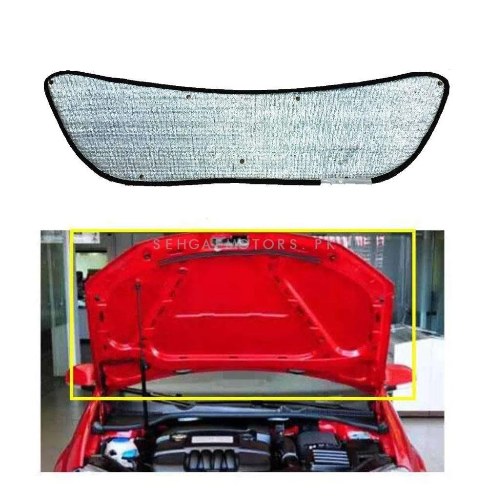 KIA Picanto 2D Aluminum Bonnet Liner Cover - Model 2019-2024 - Protector Lid Garnish Bonnet Namda