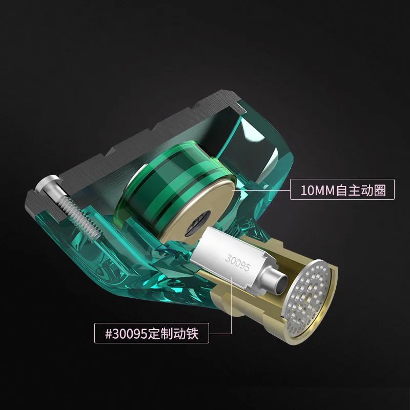 【KZ ZSN】 in Ear Earphone 1BA 1DD Stereo High Fidelity Earphone, KZ Earbuds High Resolution in Ear Monitor Headphone