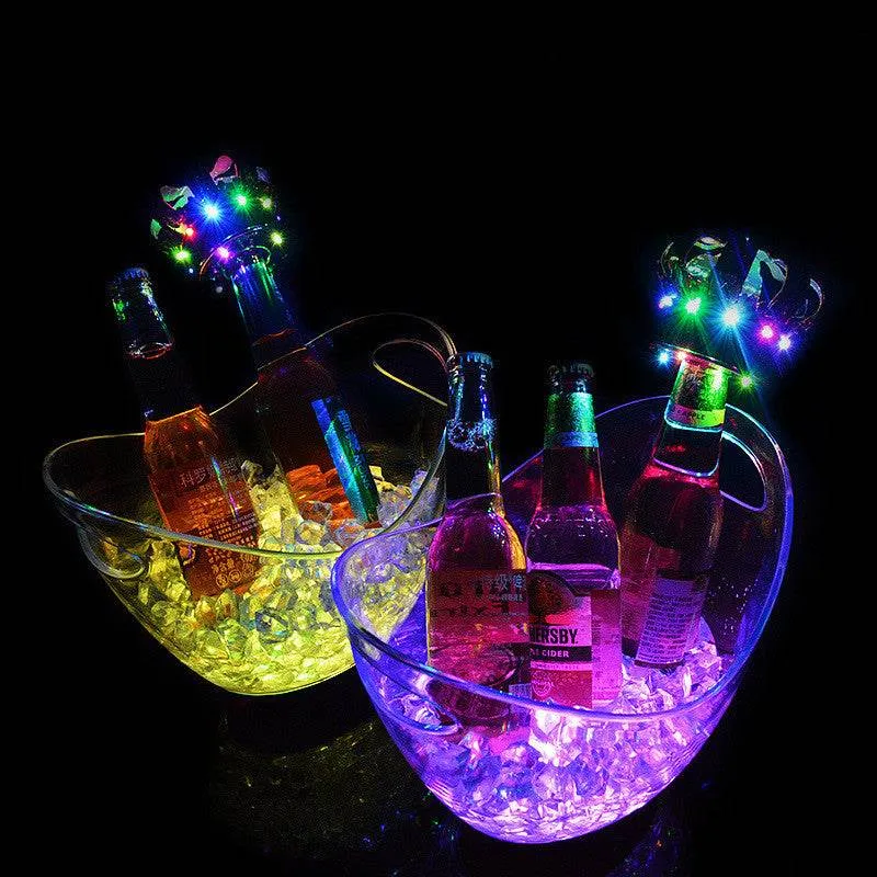 Led Ice Bucket Ingot Ice Bucket KTV Ice Bucket Luminous Ice Bucket