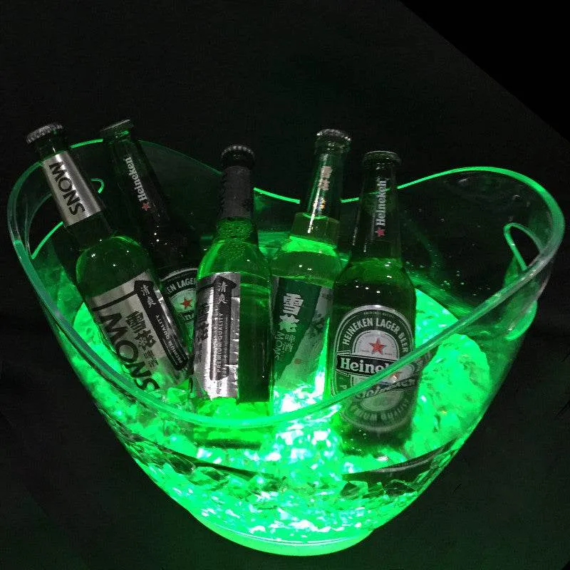 Led Ice Bucket Ingot Ice Bucket KTV Ice Bucket Luminous Ice Bucket