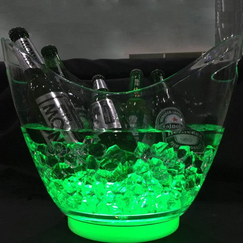 Led Ice Bucket Ingot Ice Bucket KTV Ice Bucket Luminous Ice Bucket