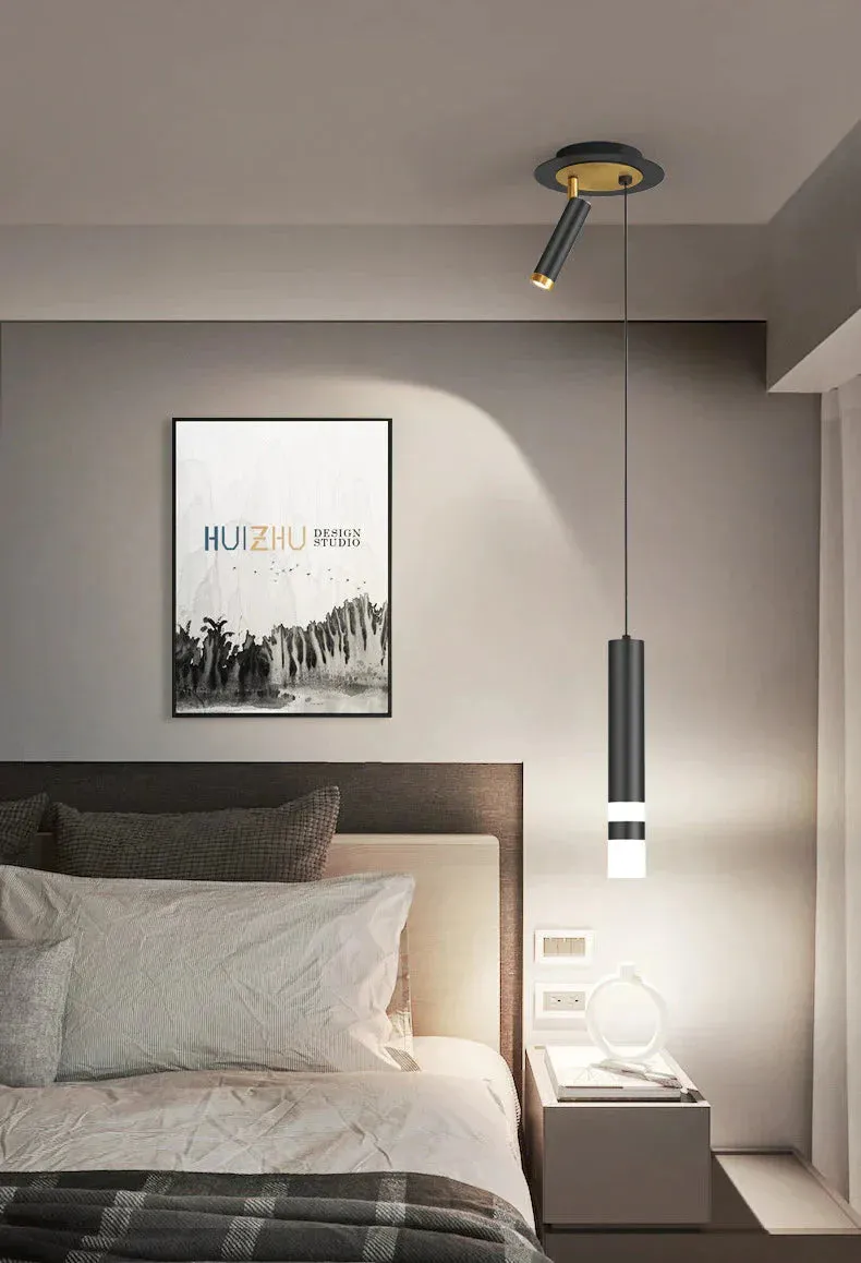 Light Luxury Bedroom Bedside Chandelier Nordic Designer Restaurant Spotlight TV Background Wall Lamp Staircase Creative Lamp