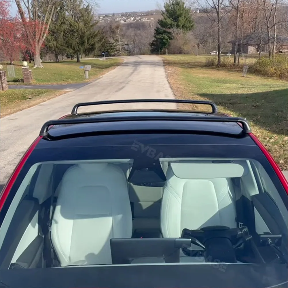 Lockable Cross Bar fits for Tesla Model 3 Y Roof Rack Carrier Rails Exterior Accessories 2PCS