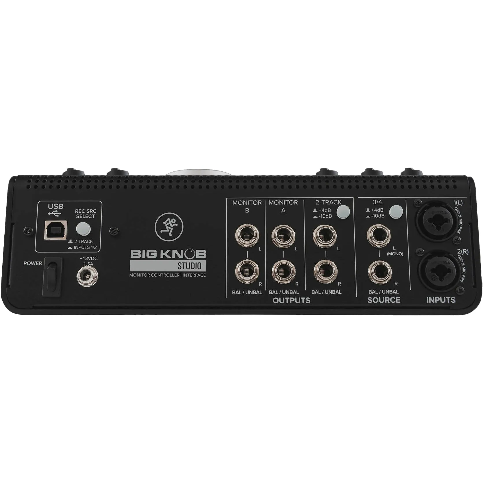 Mackie BIGKNOBSTUDIO 3x2 Studio Monitor Controller | 192kHz USB I/O