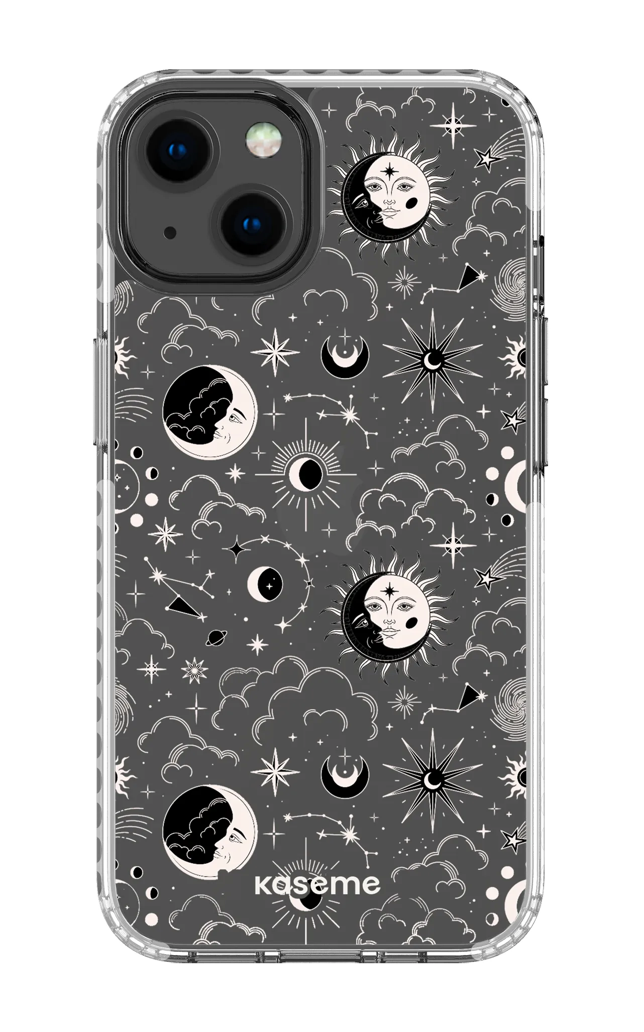 Milky Way White Clear Case