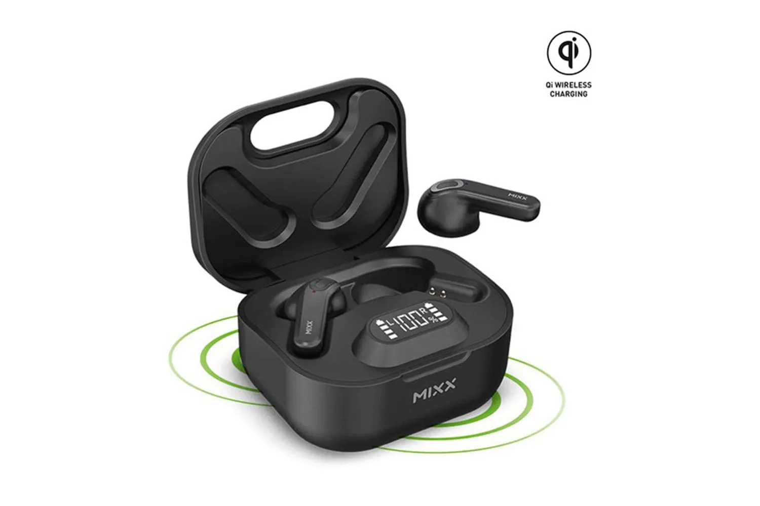 Mixx Streambuds Hybrid Charge 2 Wireless Earbuds | Black