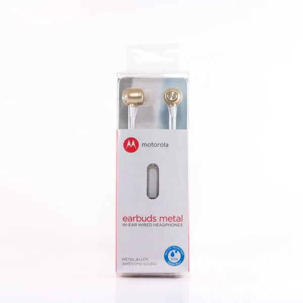 Motorola 3MM Earbuds Metal - Gold