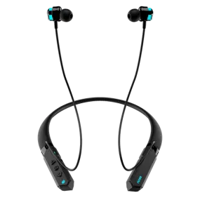 Noise Combat Wireless Gaming Neckband Earphones with Mic