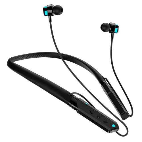 Noise Combat Wireless Gaming Neckband Earphones with Mic