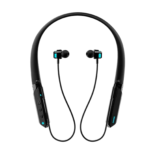 Noise Combat Wireless Gaming Neckband Earphones with Mic