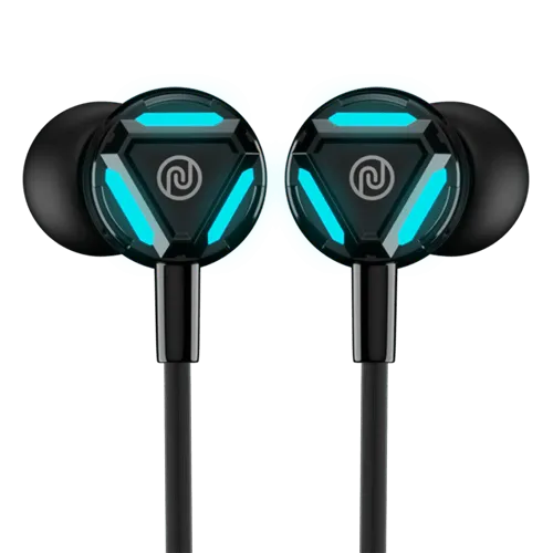 Noise Combat Wireless Gaming Neckband Earphones with Mic