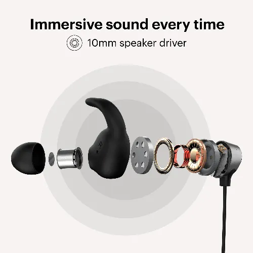 Noise Sense Neckband Earphones with Mic