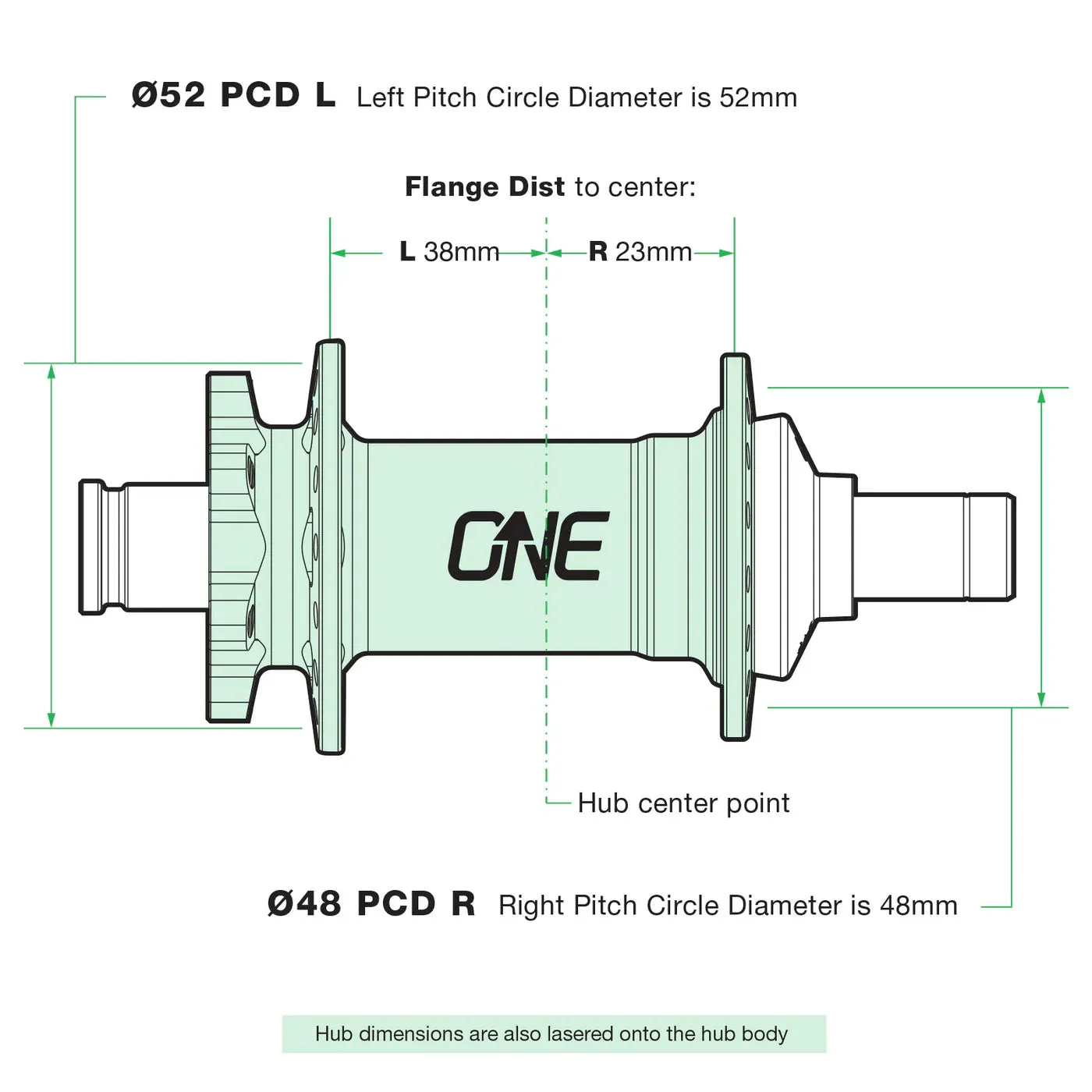 OneUp Rear Hub Boost 32H