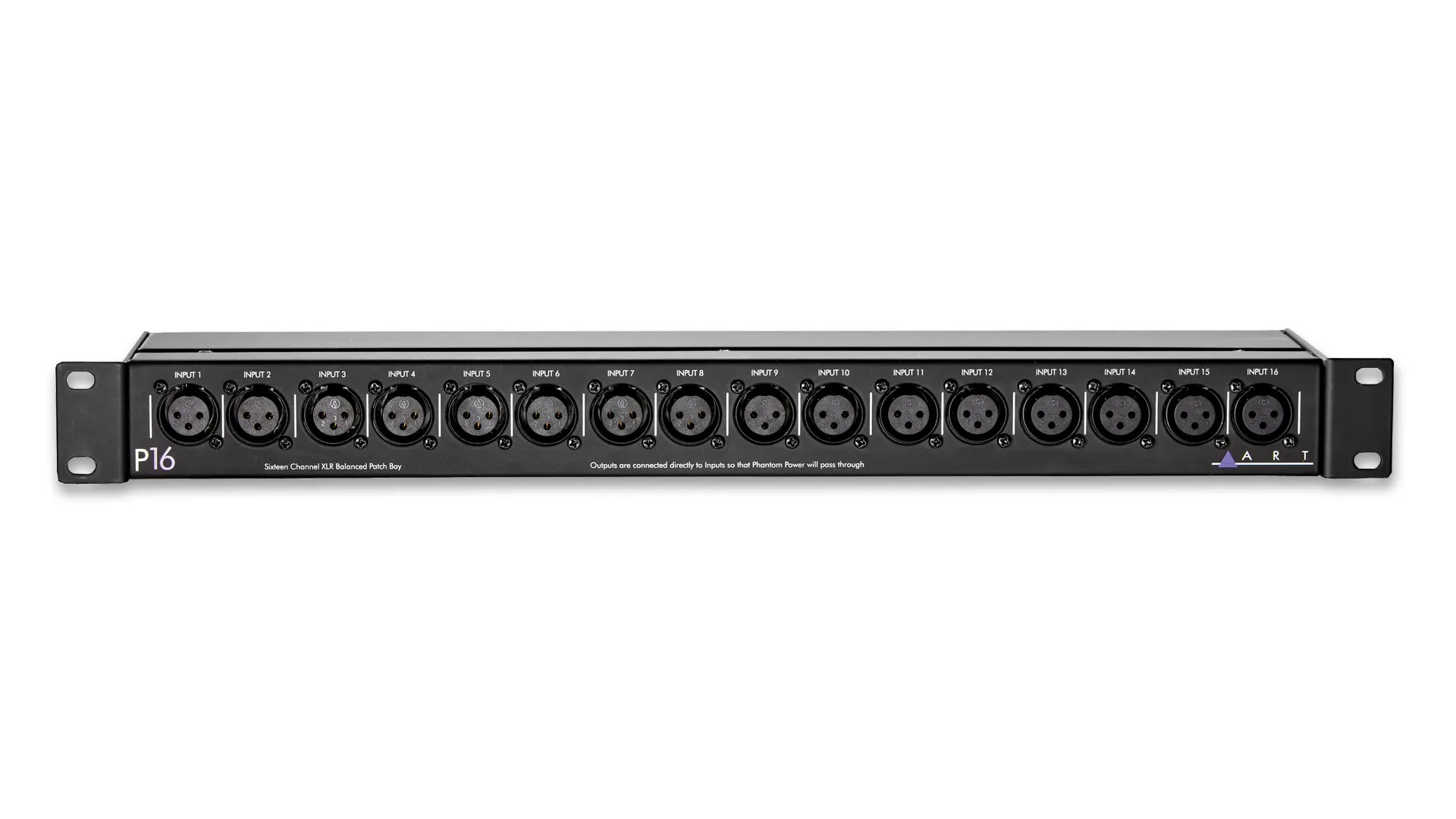 P-16 – XLR Balanced Patch Bay
