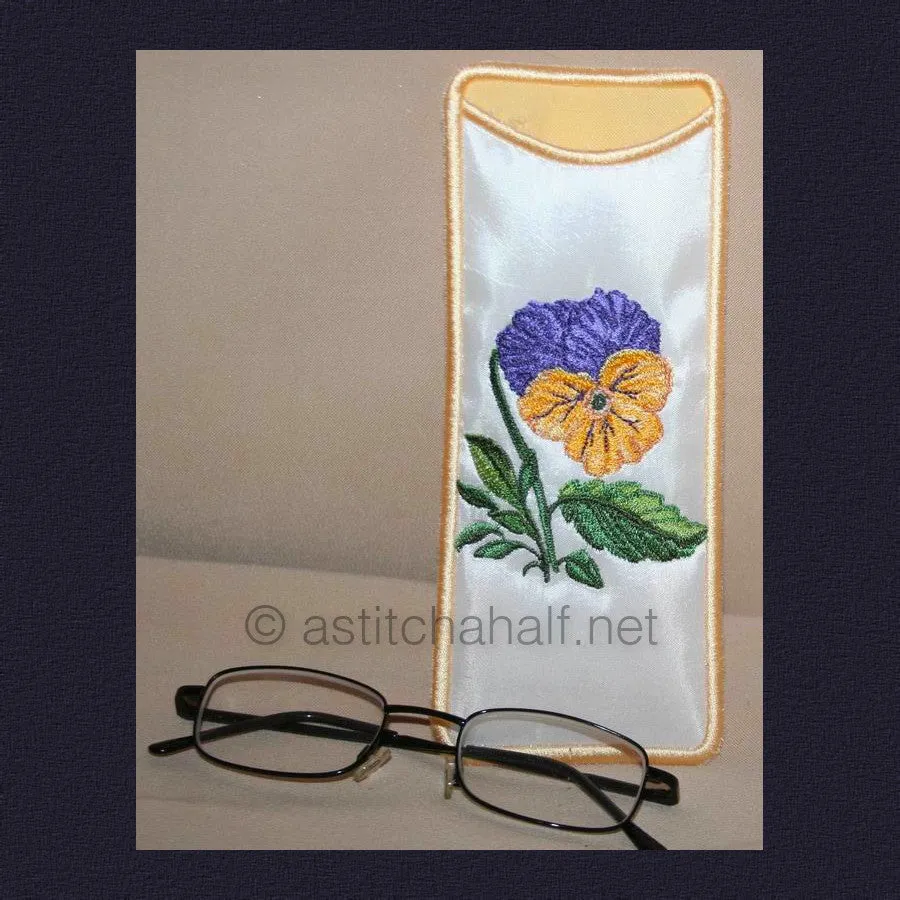 Pansy Eyeglass Cases