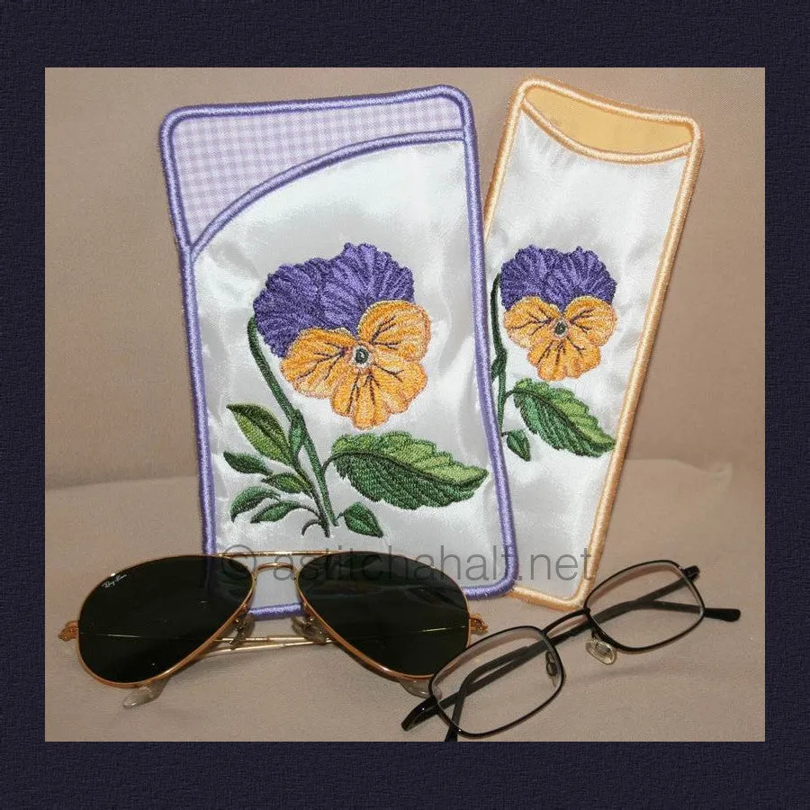Pansy Eyeglass Cases