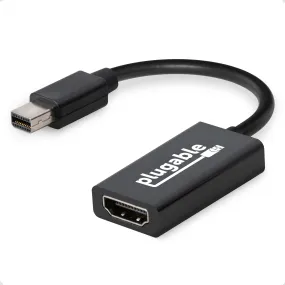 Plugable Mini DisplayPort/Thunderbolt™ 2 to HDMI 2.0 Active Adapter