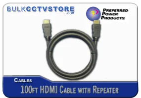 Preferred Power Products AN13699 100ft HDMI Cable W/ Repeater