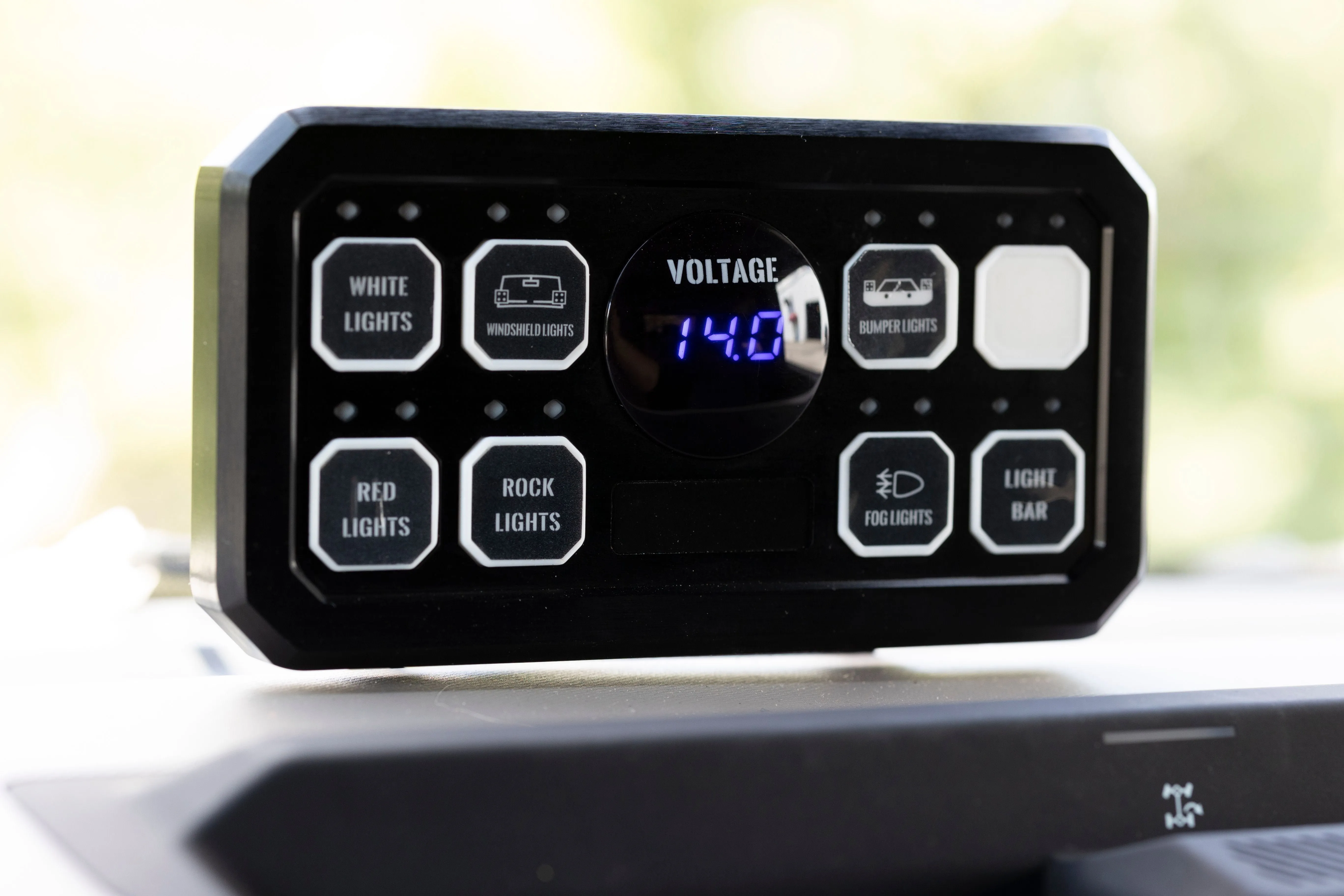 Race Sport RS 8-Button Auxiliary Light Universal Switch Panel - RS8BASP