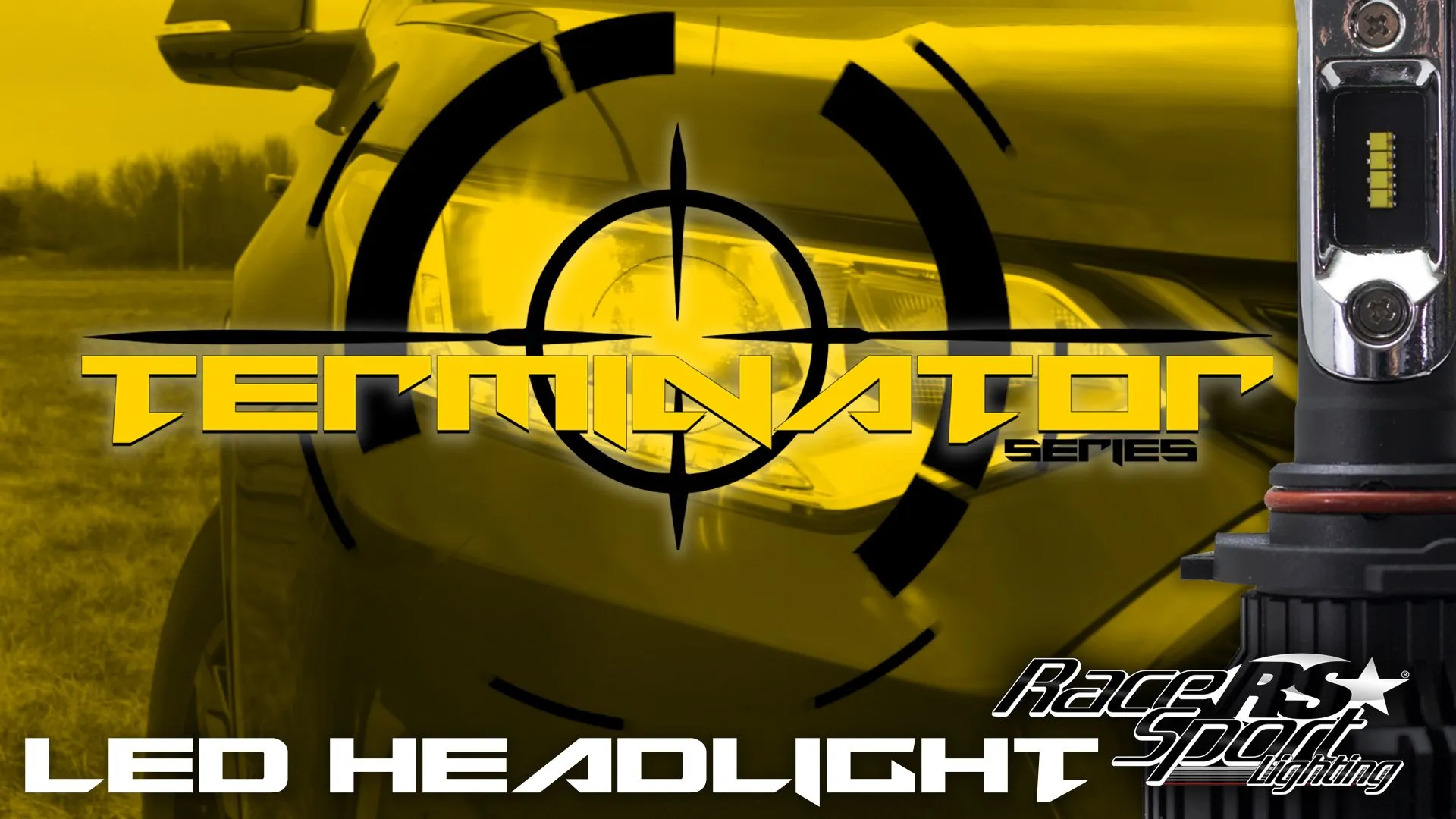 Race Sport RS Lighting (H3 Fan-less LED Conversion Headlight Kit) Terminator Series H3TLED
