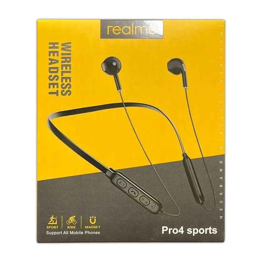 Realme Wireless Neckband Sports - Pro4