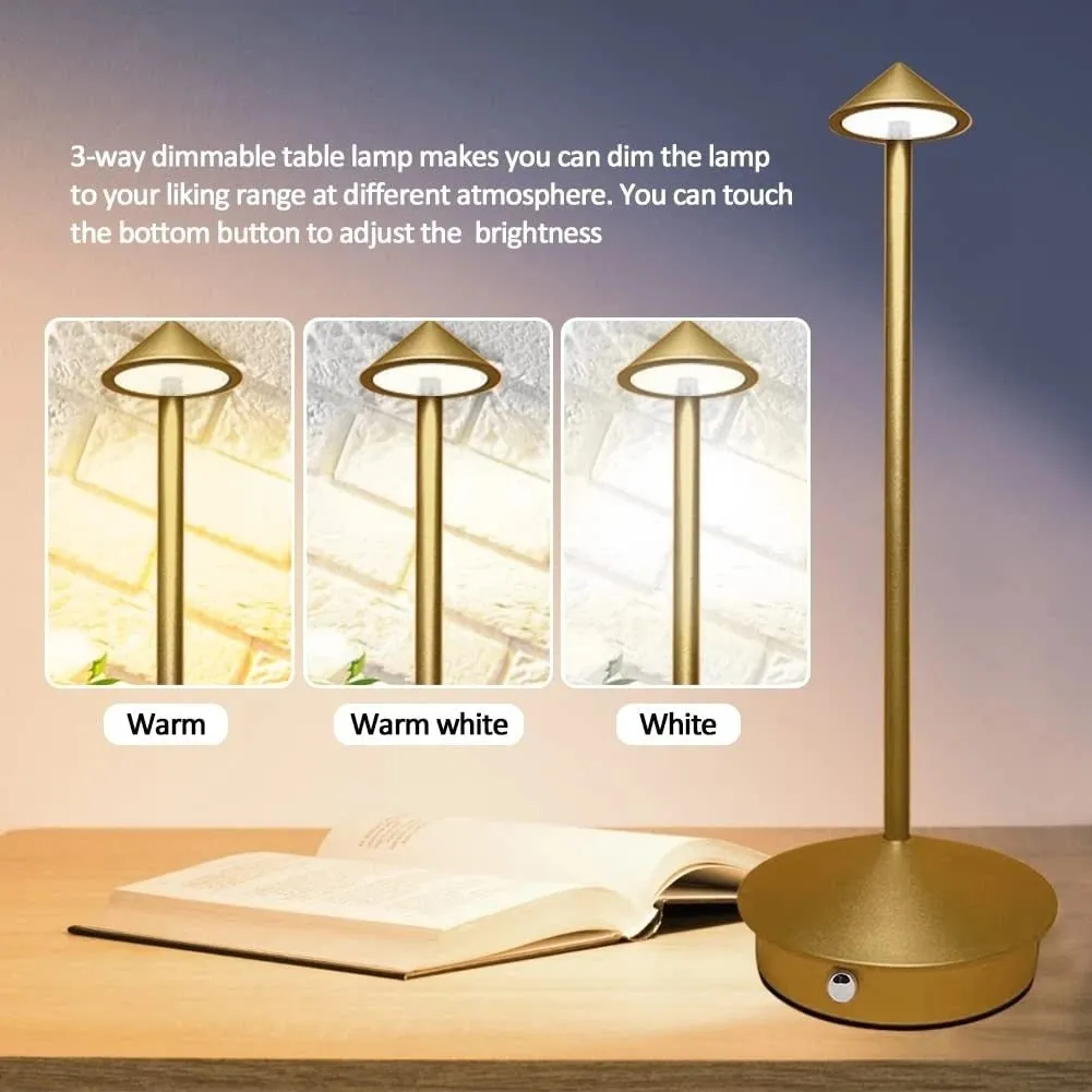 Rechargeable Table Lamp With LED Lights