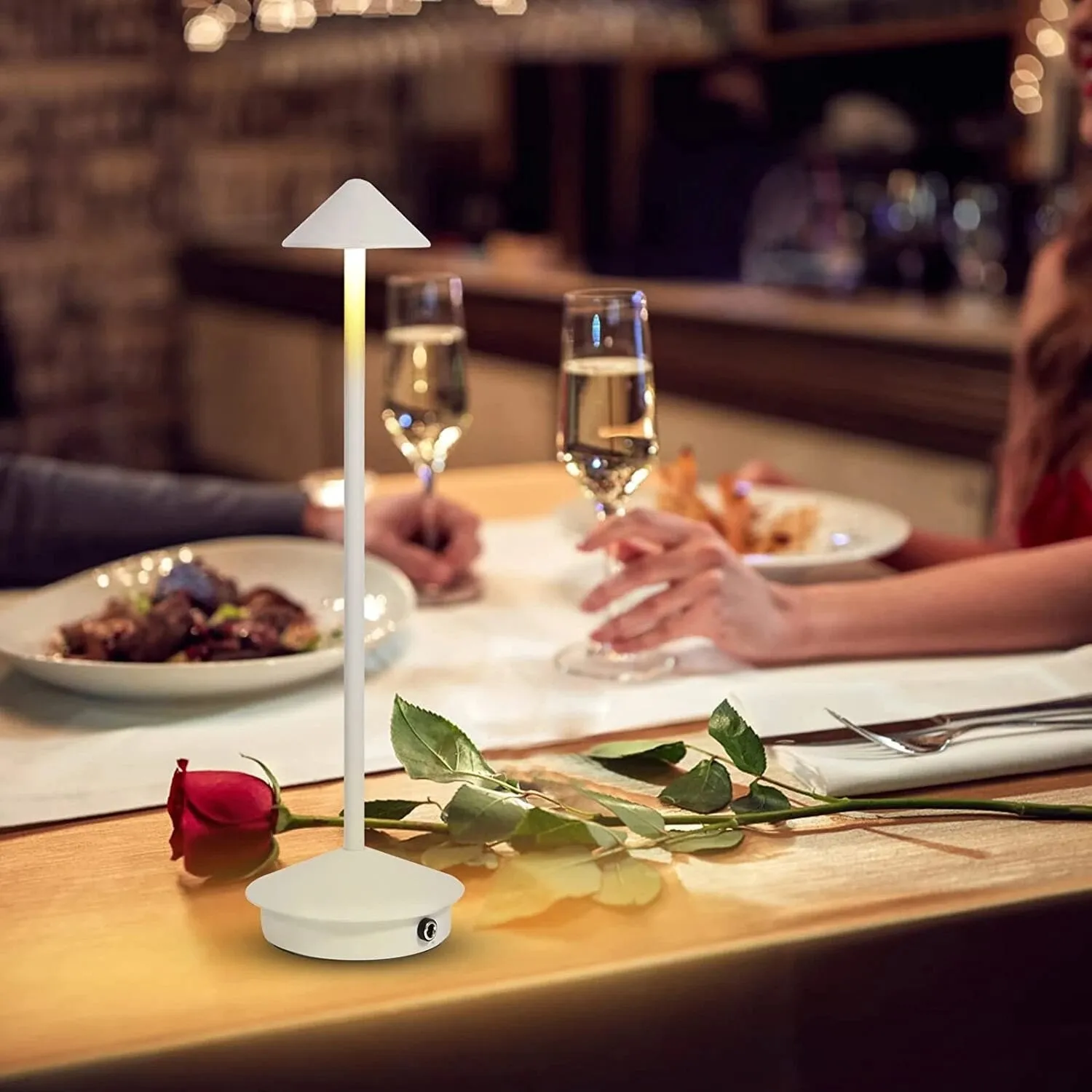 Rechargeable Table Lamp With LED Lights