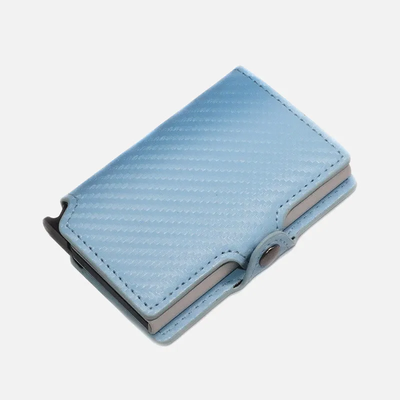 RFID Mini Slim Wallet With Metal Card Case