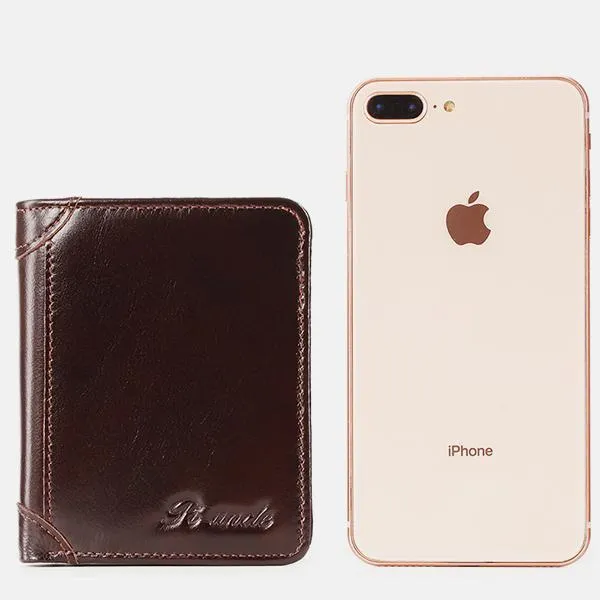 RFID Multifunctional Leather Wallet