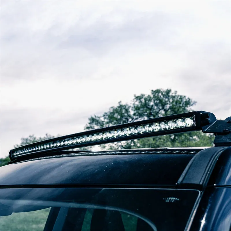 Rigid Industries SR-Series PRO Single Row LED Light Bar - Flood/Spot - 61 Watts - 40 in Long - Curved - White LED - Black - Ford Compact SUV 2021-22