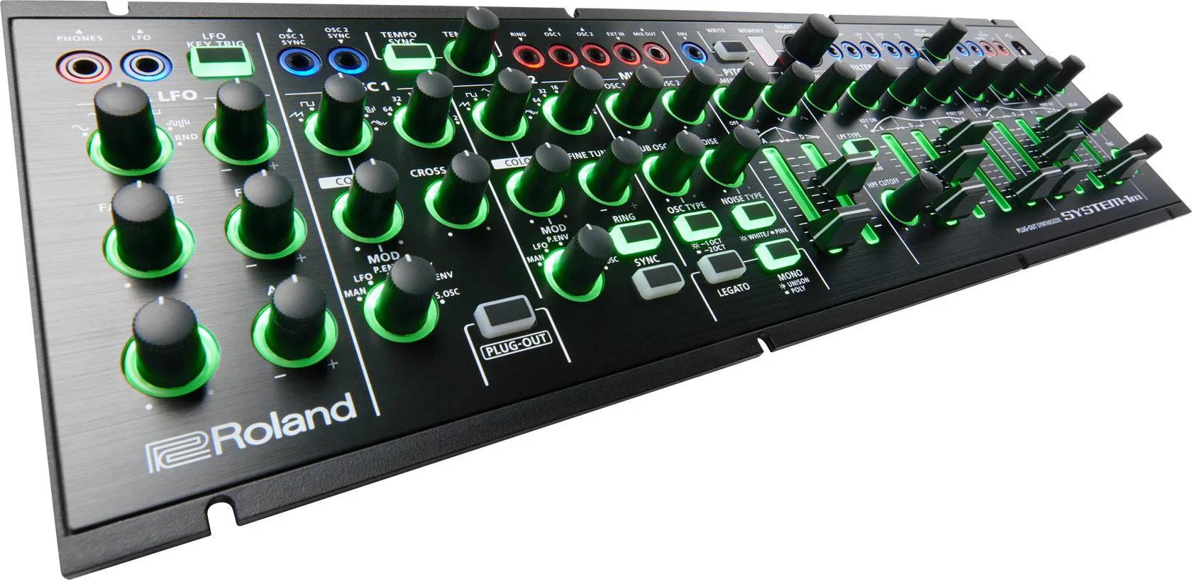Roland System-1m Semi-Modular Synthesizer With PLUG-OUT Capability