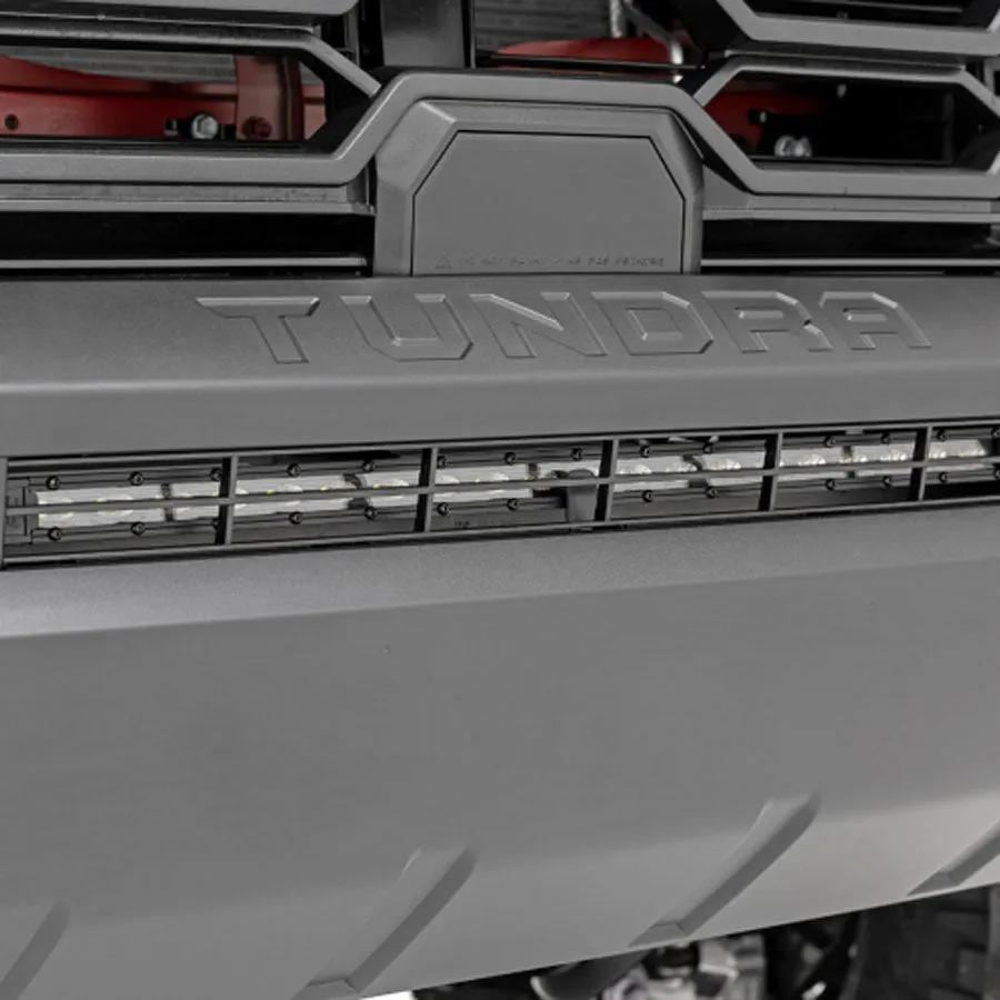 Rough Country Black Series LED Light Bar 20" Single Row Slim Line | Universal