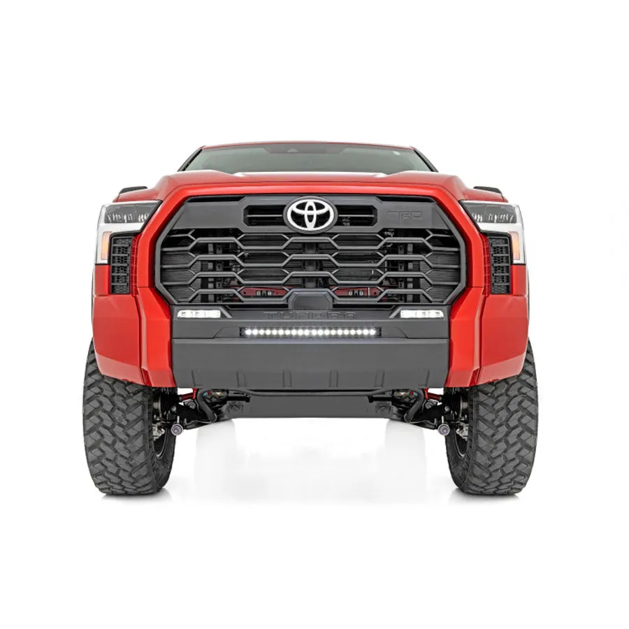 Rough Country Black Series LED Light Bar 20" Single Row Slim Line | Universal